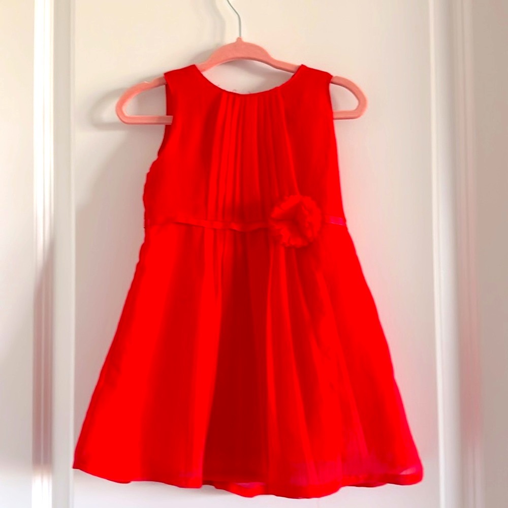 Carter’s Baby Girl Coral Colored Zip Back Dress